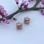 Rose Gold Stud Alexandrite Earrings "Andrea" Carousel 4
