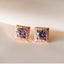 Rose Gold Stud Alexandrite Earrings "Andrea" Carousel 5