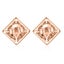 Rose Gold Stud Alexandrite Earrings "Andrea" Carousel 7
