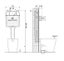 EXDISPLAY - GARDA BTW PAN WITH INWALL CISTERN & PUSH PLATE PACKAGE Carousel 7