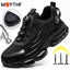 Rotating Button New Safety Shoes Men Anti-smash Anti-puncture Work Carousel 3