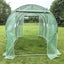 3m x 2m x 2m Tunnel (Side Open) Greenhouses Strong Galvanised Frame Carousel 9