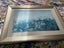Vintage blue and white floral print in frame large Carousel 3