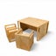 Montessori Discovery Table & Chair Set - NZ Made Carousel 1
