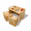 Montessori Discovery Table & Chair Set - NZ Made Carousel 7