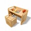 Montessori Discovery Table & Chair Set - NZ Made Carousel 8
