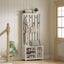 Entrance Coat Rack with Shoe Storage Carousel 1