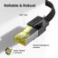 ??UGREEN Ethernet Cable CAT7 10Gbps Cotton Braided Network Lan Cord For Carousel 6
