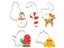5Pcs/set Christmas Cookie Cutter Gingerbread Xmas Tree Mold Christmas Cake Carousel 1