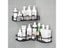 Bathroom Shelf Shower Wall Mount Shampoo Storage Holder With Suction Cup No Carousel 3