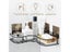 Bathroom Shelf Shower Wall Mount Shampoo Storage Holder With Suction Cup No Carousel 7