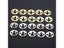 10pcs/lot 25mm Round Photo Frame Hooks Hanging Picture Oil Painting Mirror Zinc Carousel 7