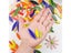 100g Willow Leaves Mosaic Tiles 3 Sizes Mix Multi Color DIY Stones For Decor Carousel 3