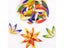 100g Willow Leaves Mosaic Tiles 3 Sizes Mix Multi Color DIY Stones For Decor Carousel 4