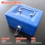Portable Sturdy Metal Money Box Cash Box with Coin Tray Petty Cash New 3 Colors Carousel 7