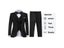 Boys Black Navy Suits Slim Fit Dress Clothes Ring Bearer Outfit Children Carousel 1