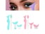 Eyebrow Shapes Eyeliner Stencil Carousel 3
