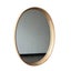 Natural Oak Oval Framed Mirror Carousel 1