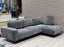 Modern 3-Seater Sofa with Right-Hand Chaise – Charcoal Grey Fabric – Luxurious Carousel 1