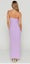Lilac / Lavender Midi Dress - High/Low Wrap [Corset Dress] Carousel 3