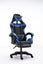 Gaming Chair with Footrest Black & Blue Carousel 3
