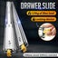 2X Drawer Slide Runner Cabinet Guide Track 1300mm Carousel 1