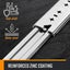 2X Drawer Slide Runner Cabinet Guide Track 1300mm Carousel 3