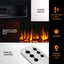 Electric Fireplace Heater Carousel 12