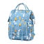 Parallel Deals Convertible Diaper Bag Backpack Little One Care Blue Cartoon Bear Carousel 1