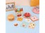 Montessori Toy For Kids Wooden Hamburger Sandwich French Fries Sorting Stacking Carousel 6