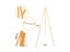 Tripod Display Easel Stand Art Drawing Easels Painting Art Easel Holder For Carousel 8