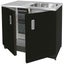 Vogue Alpine Laundry Cabinet with 3 Removable Baskets Black - 1000mm Carousel 4