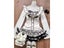 Japanese Sweet Preppy Style Skirt Set Women Kawaii Lace Patchwork Bow Tops Y2k Carousel 1