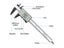 Pachymeter Digital Caliper Plastic Vernier Calipers Woodworking Tools Thickness Carousel 5