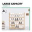 Levede Bamboo Shoe Rack Storage Wooden Organizer Shelf Stand 5 Tiers Layers 80cm Carousel 5