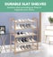 Levede Bamboo Shoe Rack Storage Wooden Organizer Shelf Stand 5 Tiers Layers 80cm Carousel 6