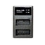 External USB Dual Battery Charger for Nikon D3000 D40 D40A D40C D40x D5000 D6... Carousel 1
