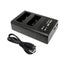 External USB Dual Battery Charger for Nikon D3000 D40 D40A D40C D40x D5000 D6... Carousel 2