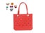 Large Boggs Beach Bag Summer EVA Beach Basket Women Picnic Tote Bag Holes Carousel 8