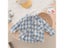 Kids Spring Thin Blouses Infant Boy Plaid Cotton Shirts 1-4 Years Long Sleeves Carousel 1