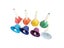8x Colorful Hand Percussion Bells Hand Bells Set For Toddlers Wedding Chorus Carousel 3