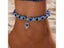Classic Turkish Lucky Evil Eye Anklets For Women Blue Evil Eye Palm Butterfly Carousel 3