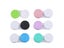 10pc Mini Contact Lens Case For Eyes Travel Kit Holder Glass Cosmetic Contact Carousel 4