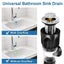 Universal Flip Stainless Steel Washbasin Washbasin Sink Wall Drainage Carousel 5