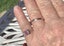 Natural pink sapphire and Natural Diamond Platinum Ring Carousel 4