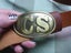 Awesome Old Military Military Belt With Pistol Hand Gun Holster Carousel 6