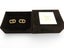 Christian Dior Gold Tone Metal Rhinestone CD Logo Cufflinks Carousel 2