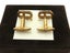 Christian Dior Gold Tone Metal Rhinestone CD Logo Cufflinks Carousel 3