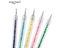 5pcs/set Nail Art Double Head Painting Drawing Liner Flat Dotting Brush Pen Carousel 3