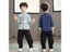 Children Chinese Traditional Tang Suit Toddler Boy Hanfu Tops Pants Clothing Carousel 5